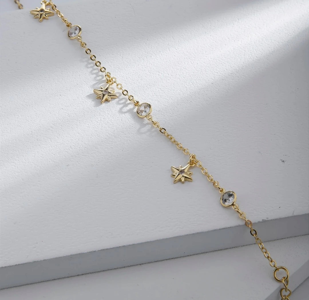 Pulseira Estrelas Pontos de Luz