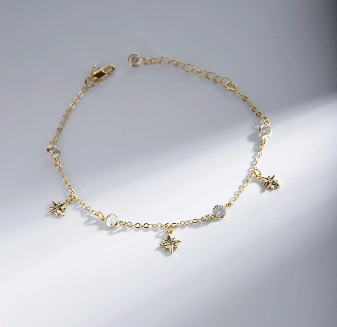 Pulseira Estrelas Pontos de Luz