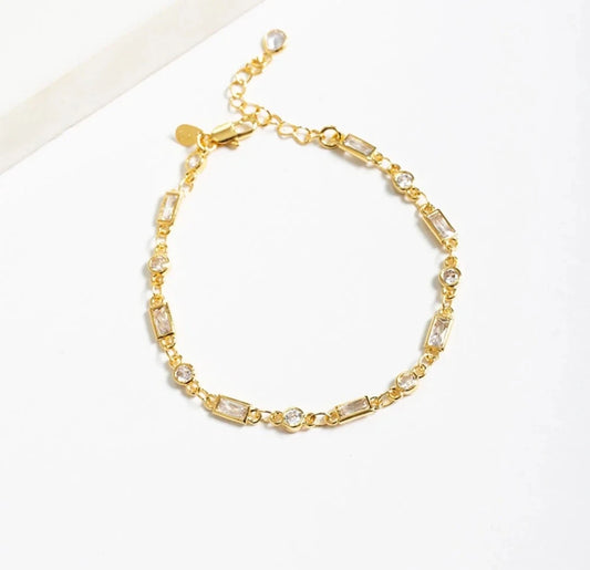 Pulseira Retângulos e Pontos de Luz