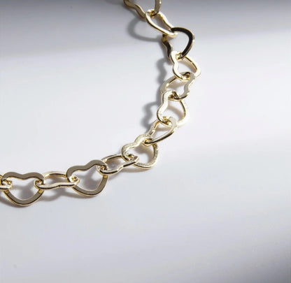 Pulseira Corações Entrelaçados