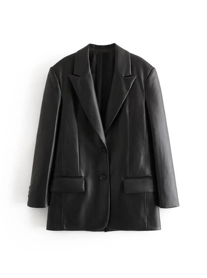 Blazer em Couro Zagriv