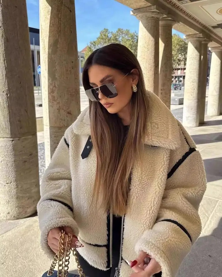Casaco peluciado Nina