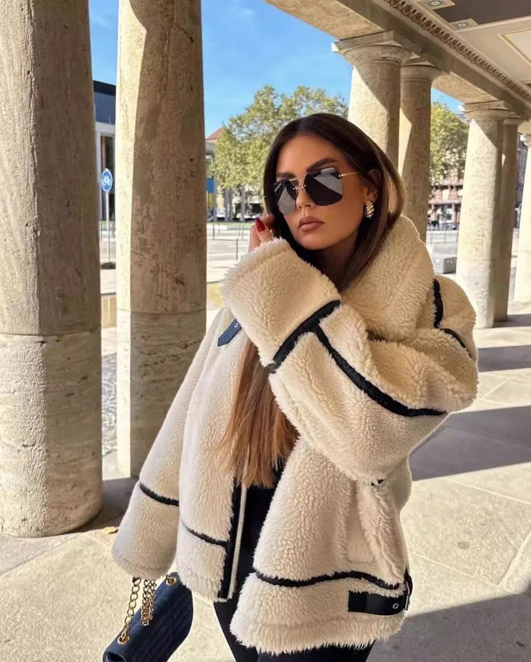 Casaco peluciado Nina