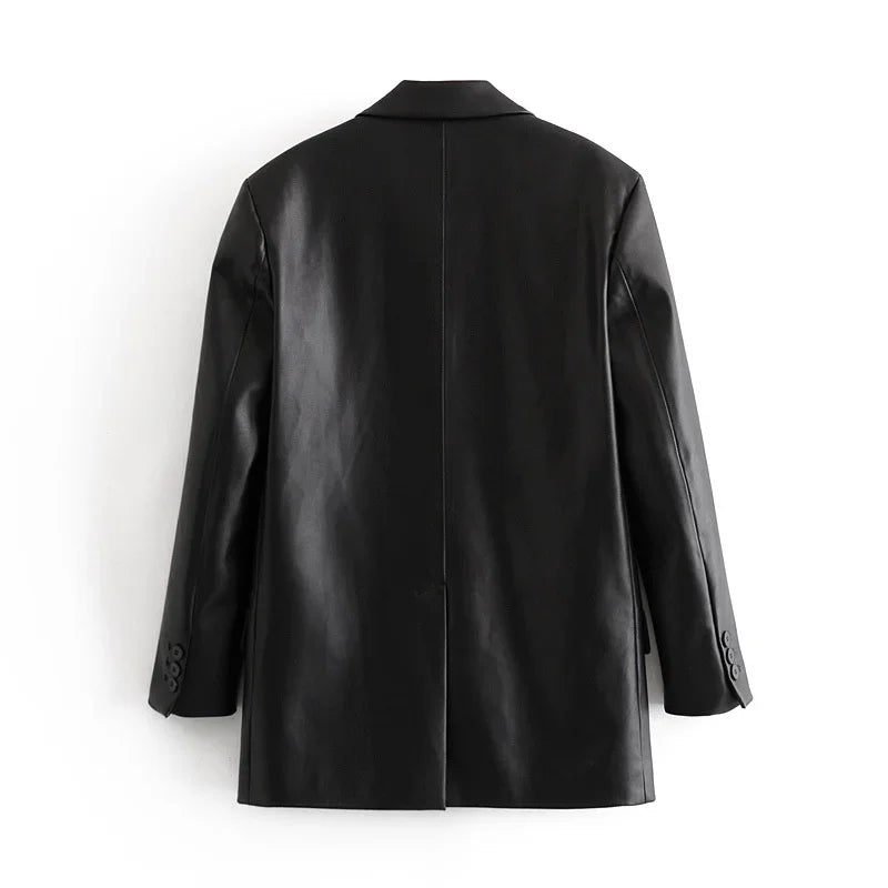 Blazer em Couro Zagriv