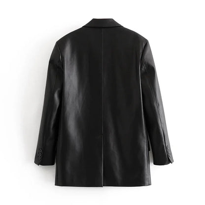 Blazer em Couro Zagriv