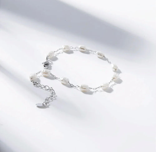 Pulseira Pérolas Orgânicas