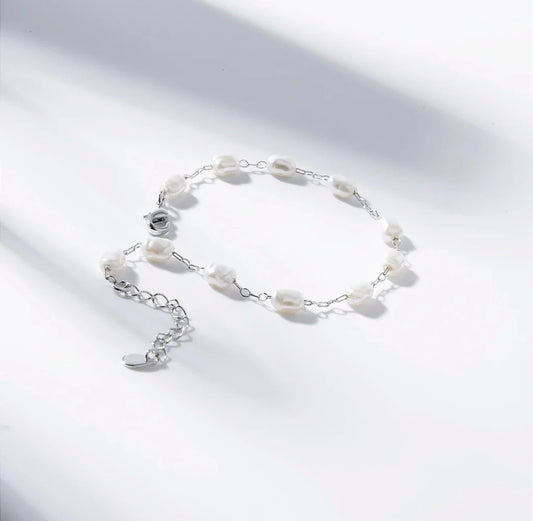 Pulseira Pérolas Orgânicas