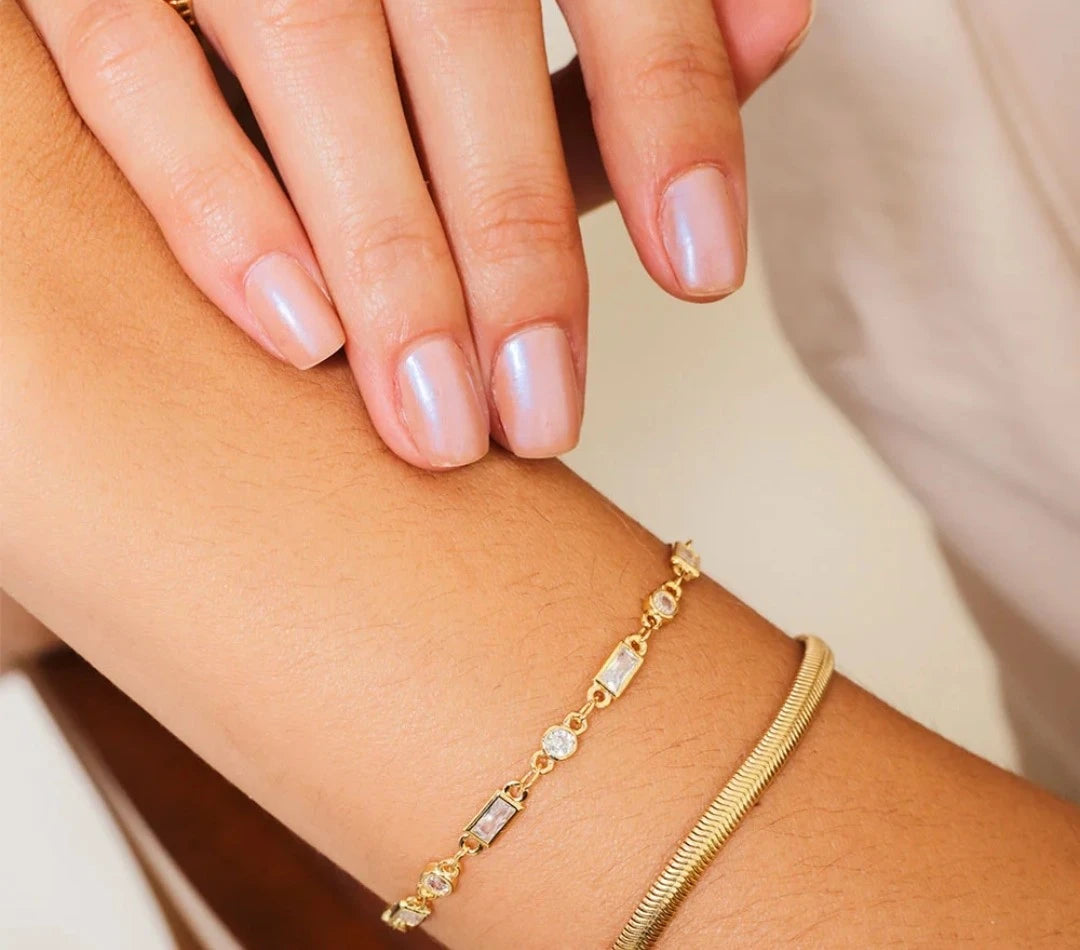 Pulseira Retângulos e Pontos de Luz