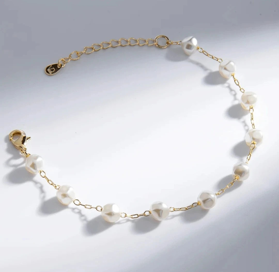 Pulseira Pérolas e Elos