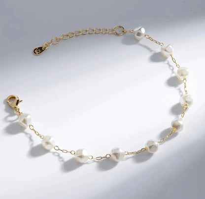 Pulseira Pérolas e Elos